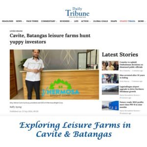 Exploring Leisure Farms in Cavite & Batangas